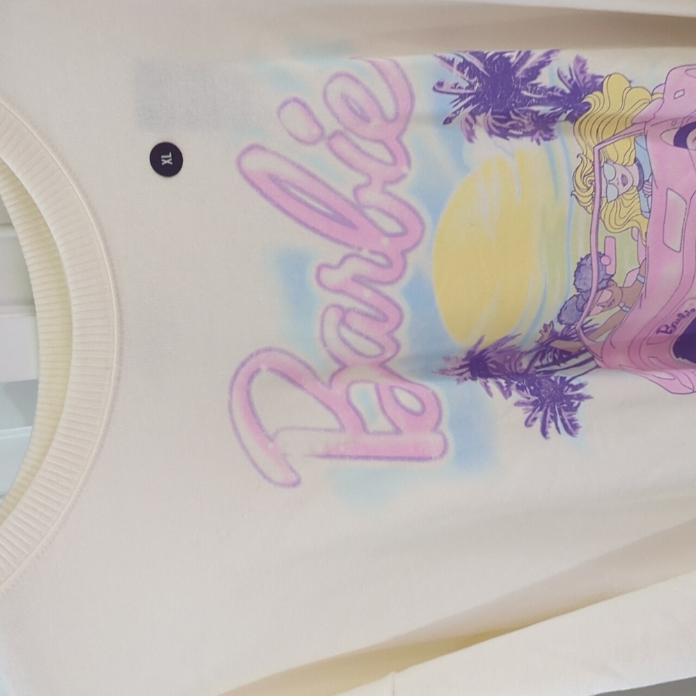 Hollister New Barbie oversized crew Sweatshirt